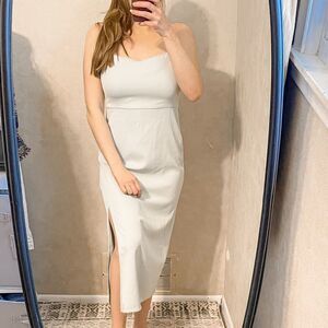 Babaton Serena Satin Midi Dress